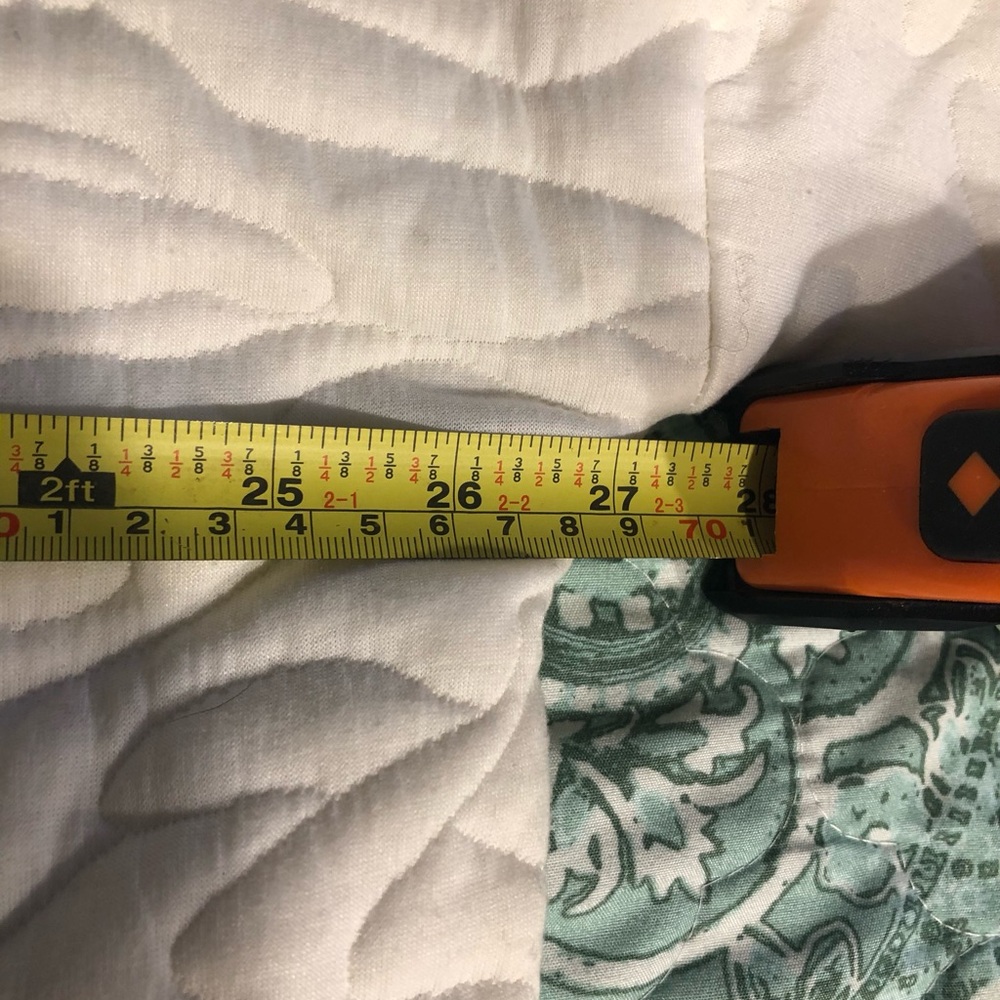 GAP FIT OFF WHITE QUILTED HOODIE - Picture 9 of 10